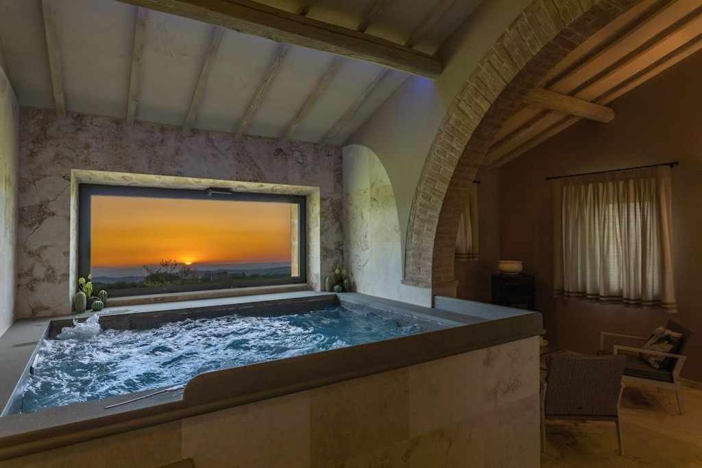 Villa I Cipressini Piscina Riscaldata Spa Toscana Pienza Ngoại thất bức ảnh