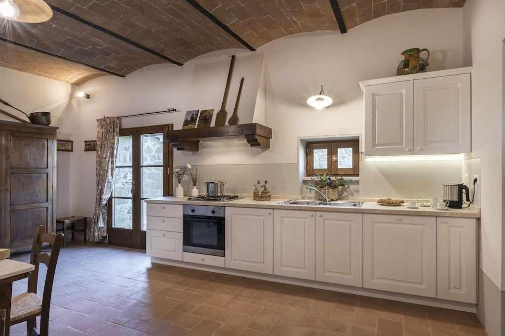 Villa I Cipressini Piscina Riscaldata Spa Toscana Pienza Ngoại thất bức ảnh