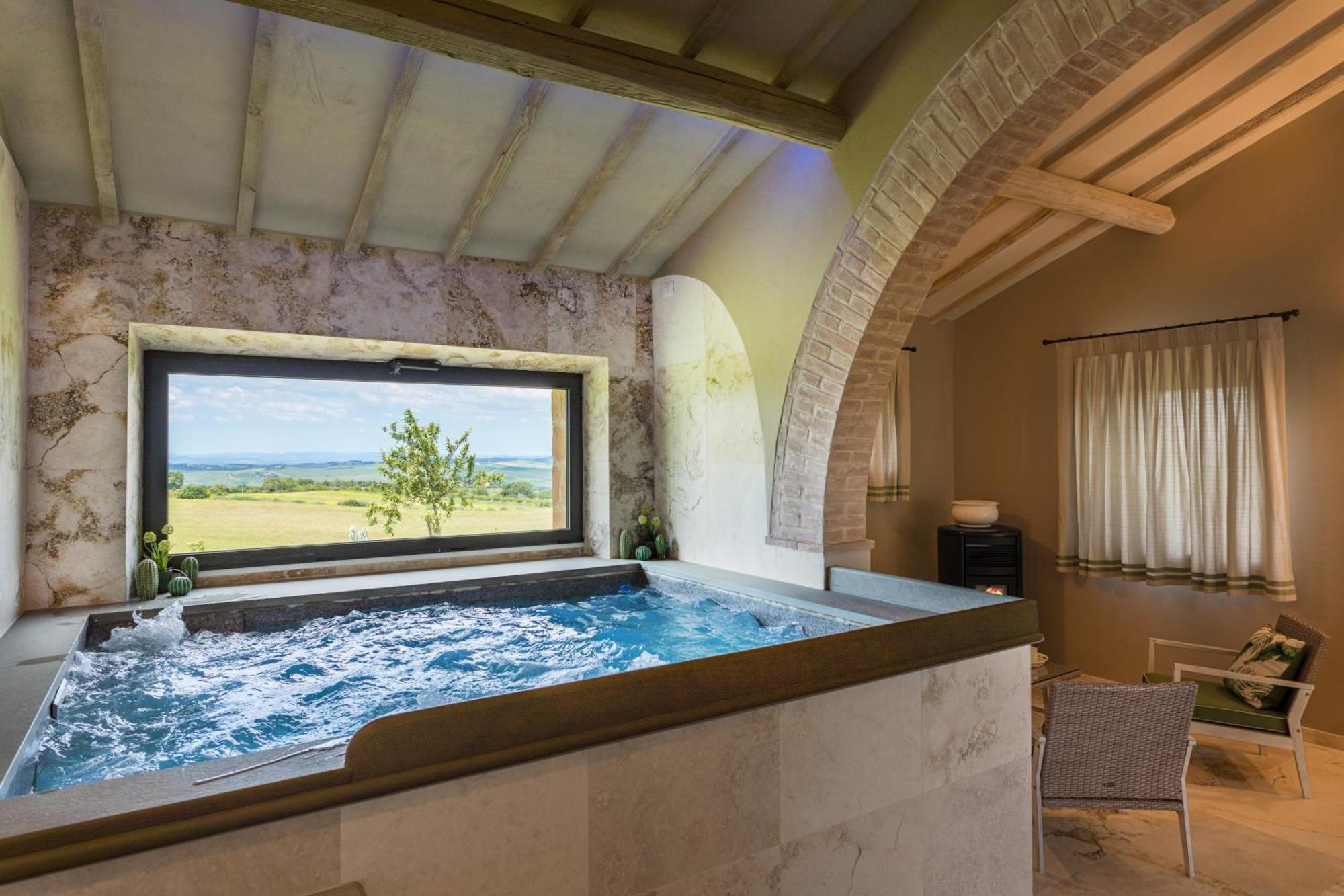 Villa I Cipressini Piscina Riscaldata Spa Toscana Pienza Ngoại thất bức ảnh